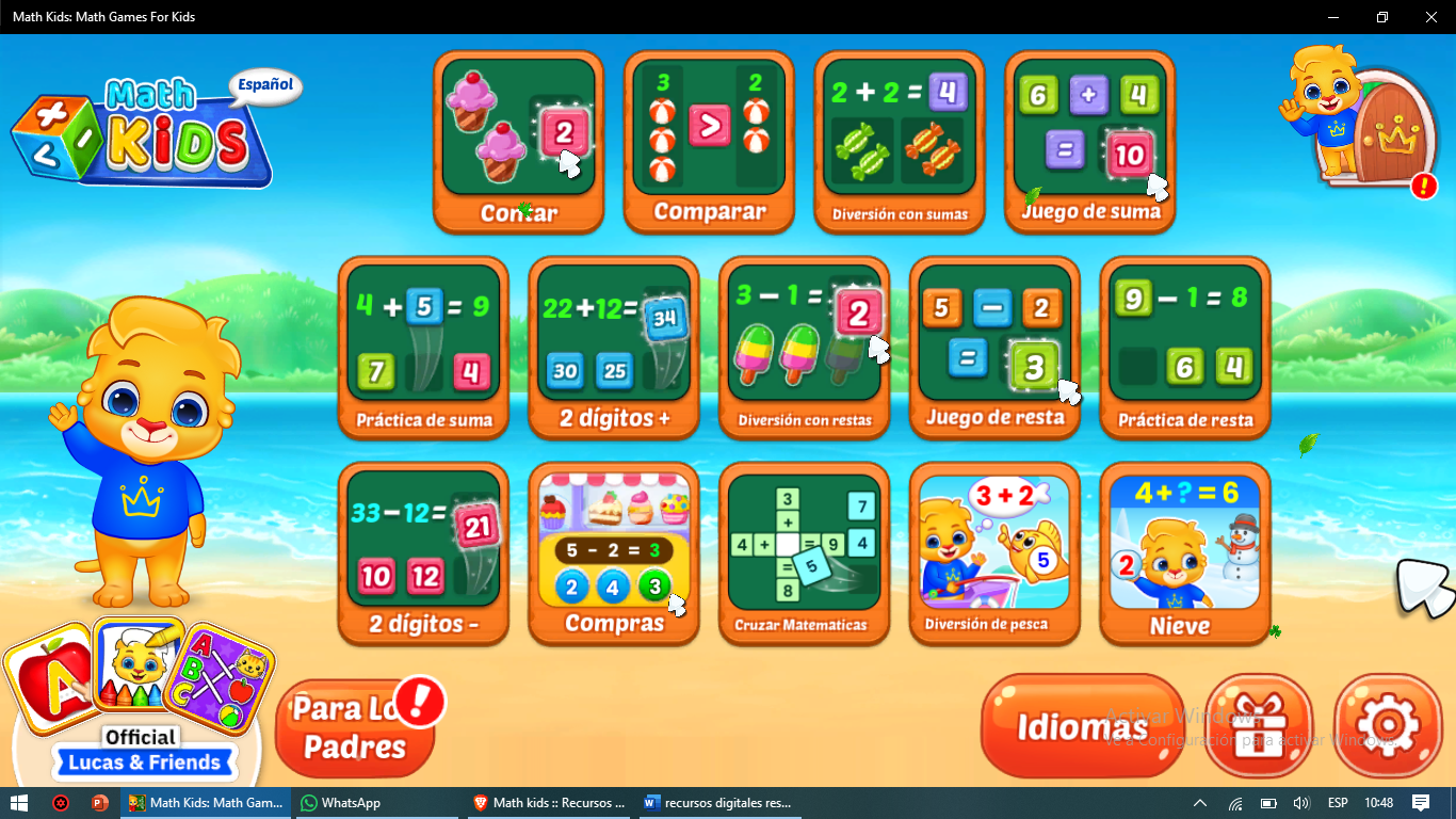 Math kids :: Recursos digitales infantiles